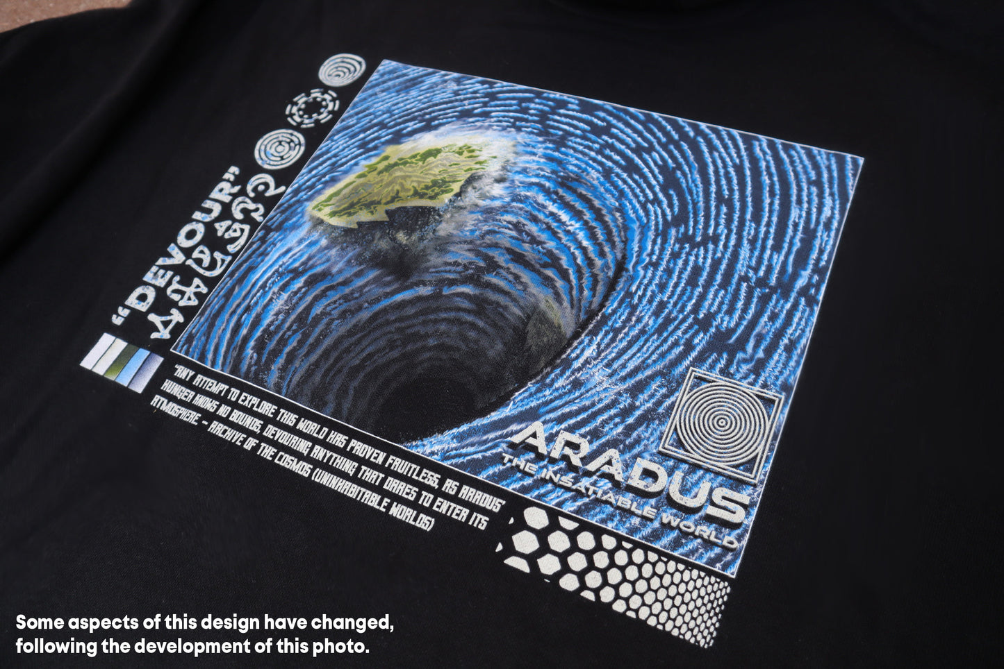 Far Out Aradus Hoodie, Close up